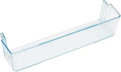 Fridge Door Bottle Shelf (Bottom) - Compatible with Currys Essentials CUL55W19 – Replacement Lower Tray Transparent