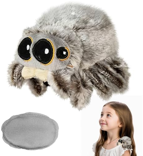 LUKIUP Magnetische Spinnenschulterpuppe, Pascal Shoulder Plüschpuppe, Magnetischer Shoulder Plüschpuppe, Interaktives Spielzeug für Erwachsene, Magnet Magnetisch, Geschenk for Jungen und Mädchen
