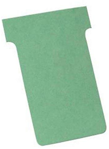 Nobo Board Accessory, T-Cards in Blister Pack, Size 2, Pack of 100, Green