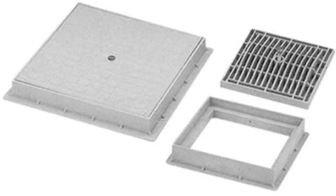 SIME 380-502-30 Chiusino di ispezione carrabile in PP 300x300mm, Multicolore