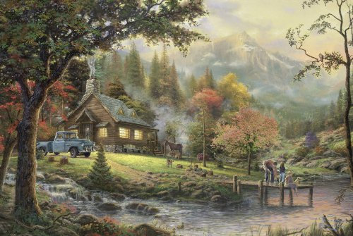 Schmidt Spiele Thomas Kinkade Friedliche Momente (500 Teile), Puzzle, ab 10 Jahren