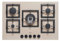 ELLECI Piano Cottura PGSP75151CS a Gas 5 Fuochi 75 cm Colore Avena