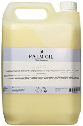 Olio di Palma 5Kg - 100% Puro - Acquistato da una fonte certificata RSPO