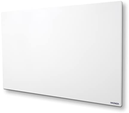 VASNER Citara M Infrarotheizung – Infrarot Elektroheizung Metall weiß Wandheizung Deckenheizung IP44 Schutz Bad Heizpaneel Innenbereich 10 J. Garantie (700 Watt)