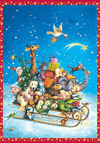 Coppenrath traditioneller Adventskalender Whizzing Though the Snow, für Kinder