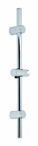 ADOB Wandstange Brausestange 115 cm aus verchromten Edelstahl mit variabler Befestigung zum Kleben ohne Bohren, das Original, 40236