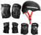 Venom Helmet & Pads Set - Bike & Skateboard Helmet, Knee, Elbow & Wrist Pads - Kids & Adults - Medium/Adult