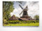 Atemberaubendes Nordsee Panorama Leinwand-Bild 120x80cm, Motiv Windmühle Ostfriesland. Ein einzigartiges XXL Wandbild als Deko für Wohnzimmer, Schlafzimmer, Küche. Aufgespannt auf Holzrahmen