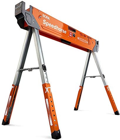 Bora PORTAMATE Speedhorse XT Adjustable Height 1500lb 680kg Capacity Sawhorse