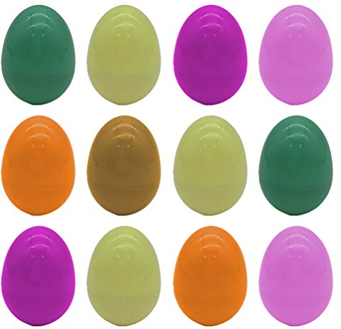 Toddmomy 12 Pièces Œufs De Pâques Coquille D'oeuf De Pâques Décoration D'oeuf De Pâques Paniers- Vides Boule De Pâques Coquille D'oeuf Vide Plastique Affichage Halloween