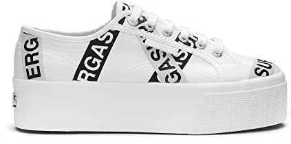 SUPERGA Damen 2790 Lettering Tape Jellysole Turnschuhe Gymnastikschuh, A0o Mehrfarbig, 38 EU