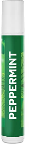 Aromatherapie Roller Pfefferminze 15ml - Pfefferminzöl in Kokosöl für Unterwegs - Natürliche und Vorverdünnte Beruhigende Roll On Mischung aus Ätherischen Ölen - Minze Aroma Roll-on