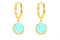 YQHWLKJ Emaille Creolen 925 Sterling Silber Bunte Ohrringe für Frauen Neon Pin Smiley Schmuck Ohrringe-Form 20,ca. 8g