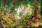 Renaiss 4.5x3m Wald-Wunderland-Kulisse Märchen Wald Pilz Bäume Pflanzen Fotografie Hintergrund Baby Dusche Kinder Mädchen Geburtstag Party Dekor Vinyl Fotostudio Requisiten