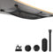 WurdeWindig Kabelnetz 66,5x24 cm für Untertisch |- Elastisches Kabelschutz-Set zur unsichtbaren Aufbewahrung, Schwarz - Robust - Langlebig Flexible Kabel Kabelmanagement