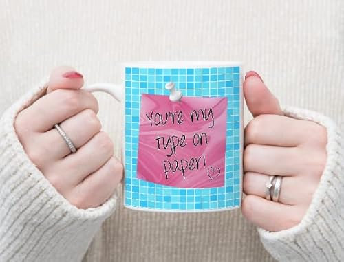 Love Island Inspired Mug, Coffee Mug, You're My Type On Paper, Cup, Gift