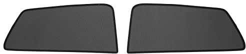 Skoda 657064363 Sonnenschutz Verdunklung Fensterscheiben Türen hinten Seitenscheiben, 2-teilig, schwarz