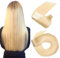 HotLulana Tape Extensions Echthaar Gebleichtes Blond(#613) Extensions Echthaar 18zoll/45cm 40g Invisible 100% Natürliche Tape in Extensions Echthaar 20pcs Skin Weft Extensions Echthaar Tape.