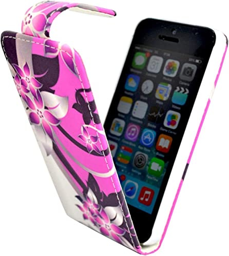 Hülle Für iPhone 4 Oder iPhone 4s Pink Creme Bedruckt Design Stil Druck Leder Klapp Hülle Kompatibel Mit