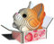 EUGY 087 Pumpkin-Katze, umweltfreundlich, 3D-Puzzle