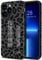 Hython Case for iPhone 13 Pro Max Case Leopard, Black Cheetah Print Pattern Design [Not Rub Off], Cute Aesthetic Slim Hard PC Shockproof Protective Phone Case Cover, Black Gray