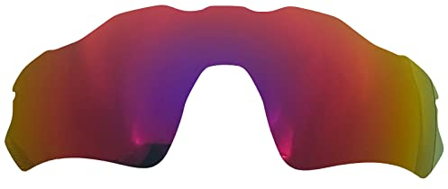 Remplacement oakley Radar EV Path OO9208 Sunglasses/1,5 mm polarisé/facile à installer (dark red)