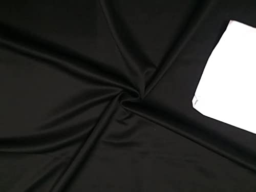 Schwarzes Neopren/Scuba, dünner 1 mm Stoff, 150 cm breit, Scuba