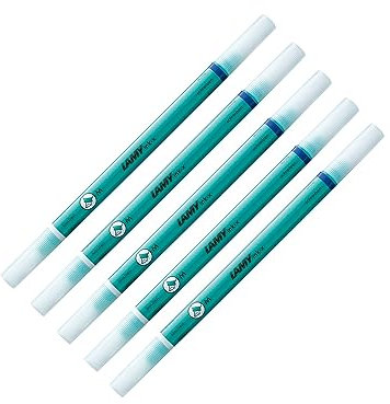 LAMY ink-x 5er Set Tintenlöscher aus Kunststoff mit Löschspitze und Korrekturspitze - ausschließlich zum Löschen von königsblauer Tinte