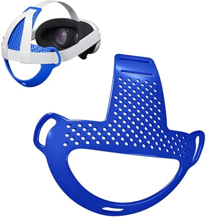 LICHIFIT TPU Head Cushion for Meta Quest 3 VR Headset Head Strap Support Pad Replacement Comfortable Auxiliary Pad Reduce Pressure Back Mat Headband Accessories