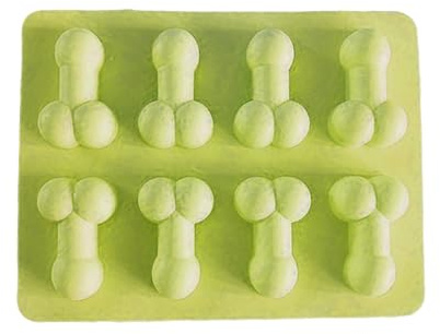 Moule en Silicone de Forme drôle Bac à glaçons Moules à Chocolat pour gâteaux et pâtisseries Fantaisie Moules de Cuisson d'outils Rose d'artisanat en Sucre Rose pour Anniversaire de fête (Vert#2)