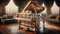 GPT Genie Steampunk-Klavier-Kunstdruck