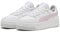 PUMA Carina Street Basket Femme, Puma Blanc Rose Mauve Gris Plume, 40 EU
