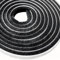 Lamondre 5 Meters Door Window Frame Brush Seal Weather Strip - Adhesive Draught Stopper Draft Excluder for Sliding Door Window and Wardrobe - High-Density Felt - 9mm(W) * 9mm(H) - Black