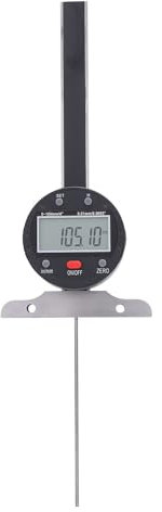 Elektronischer Tiefenmesser, Digitaler Tiefenmesser, 0,01 Mm, Hochpräzise LCD-Anzeige, Mm in Einheiten, Tiefenmesser für Holzbearbeitung, Automobilbau, 0 Bis 100 Mm Bereich