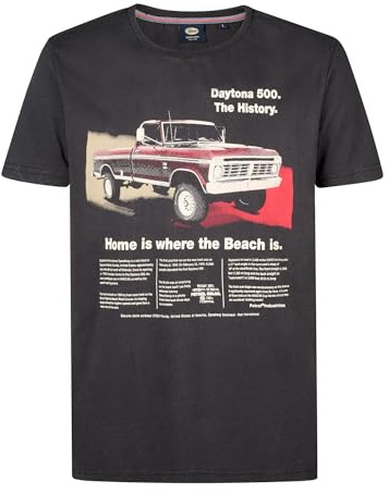 Petrol Industries, Men T-Shirt SS Photo Print, M-1050-TSR604, Anthra, M