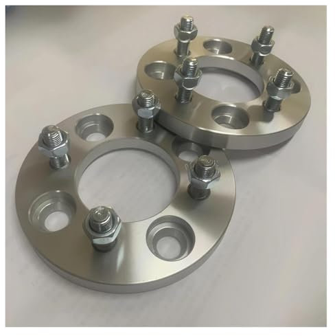 SRQORT Distanziali Ruota 2 Pezzi 25mm PCD 4 * 114.3 A 4 * 100 Adattatori per Ruote Distanziali Foro Centrale 71mm Perni Ruota M12X1.5 Distanziali Ruota Auto