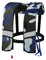 LIXQQS Giubbotto Salvagente 150N: Giubbotto Gonfiabile Autogonfiante per Adulti con Cinghie Regolabili per Paddle Canoa Sport Acquatici(Camouflage Blue,Manual)