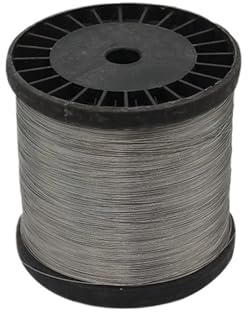 Fil De Pêche Câble métallique Flexible en Acier Inoxydable de qualité Marine 316, Ligne de pêche en Eau salée en océan, diamètre 0.3 à 3mm(3MM 7X7 20Meters)