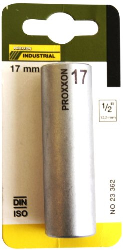 Proxxon 23362 Tiefbett Steckschlüsseleinsatz / Nuss 17mm Antrieb 12,5mm (1/2)
