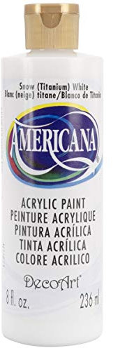 Americana Acrylic Paint 8oz-Snow White