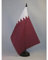 AZ FLAG - Tischflagge Katar - 21x14 cm - Staat Katar Tischfahne 14 x 21 Cm - Flaggen