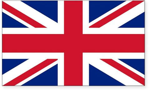 CafePress Sticker With British Flag The Union Jack Rectangle Bumper Sticker Car Decal