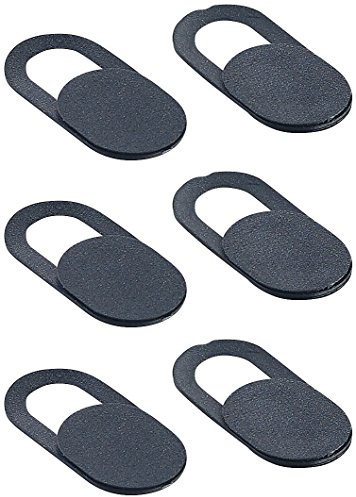 PEARL Kameraabdeckung Laptop: 6er-Set Universal-Webcam-Abdeckungen mit Schiebe-Mechanismus (Laptop Kamera Abdeckung Schieber, Linsenabdeckung, Cover)