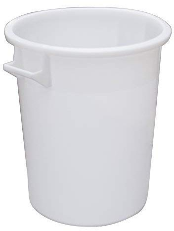 Ramboo PRO Mr Bucket Man Plasterers Mixing bucket 75L or 3 bag mix White
