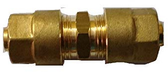 RACCORDO INTERMEDIO MULTISTRATO GF ALUPEX 20X20 20 GIUNTO BIGIUNTO OTTONE