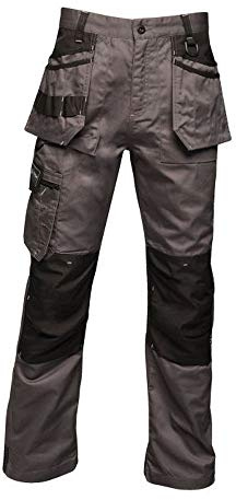 Regatta Mens Incursion Work Trousers (34R) (Iron Grey)