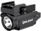 OLIGHT Baldr Mini Lampe Tactique Avec Pointeur Faisceau Vert Réglable Puissant 600 Lumens Rail Réglable Pour Chasse Compatible avec Rail Picatinny et GL Noir