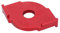 LiebeWH Aluminio Mesa de Fresadora Carpinteria Esquina Radio Plantilla Panel Madera Rápido Brocas Plantilla Ángulo Alta Precisión Localizador Carpintería Herramienta - Rojo R35-R40