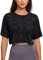 CRZ YOGA Damen Sport T-Shirt Kurzarm Sommer Fitness Crop Oberteile Crew Neck Leichte Yoga Top Atmungsaktiv Laufshirt Der Rauchtintennebel 38