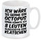Herzbotschaft Tasse mit Motiv - Ich wäre gerne eine Octopus